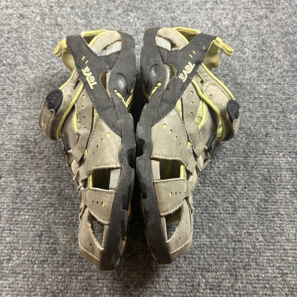 TEVA Women’s grey green/yellow waterproof Deacon sandal hiking shoe size: 9 - Picture 4 of 10